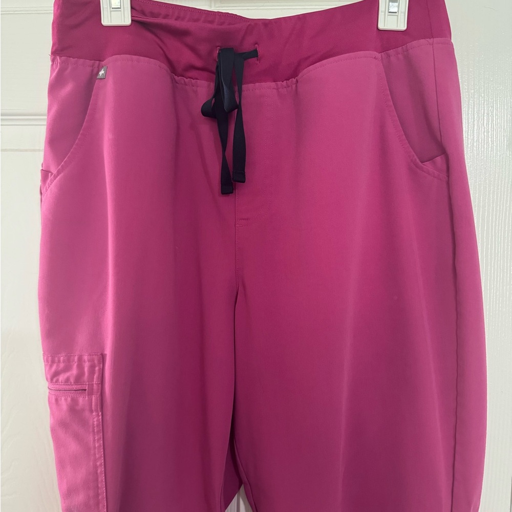 Pink FIGS Jogger scrubs